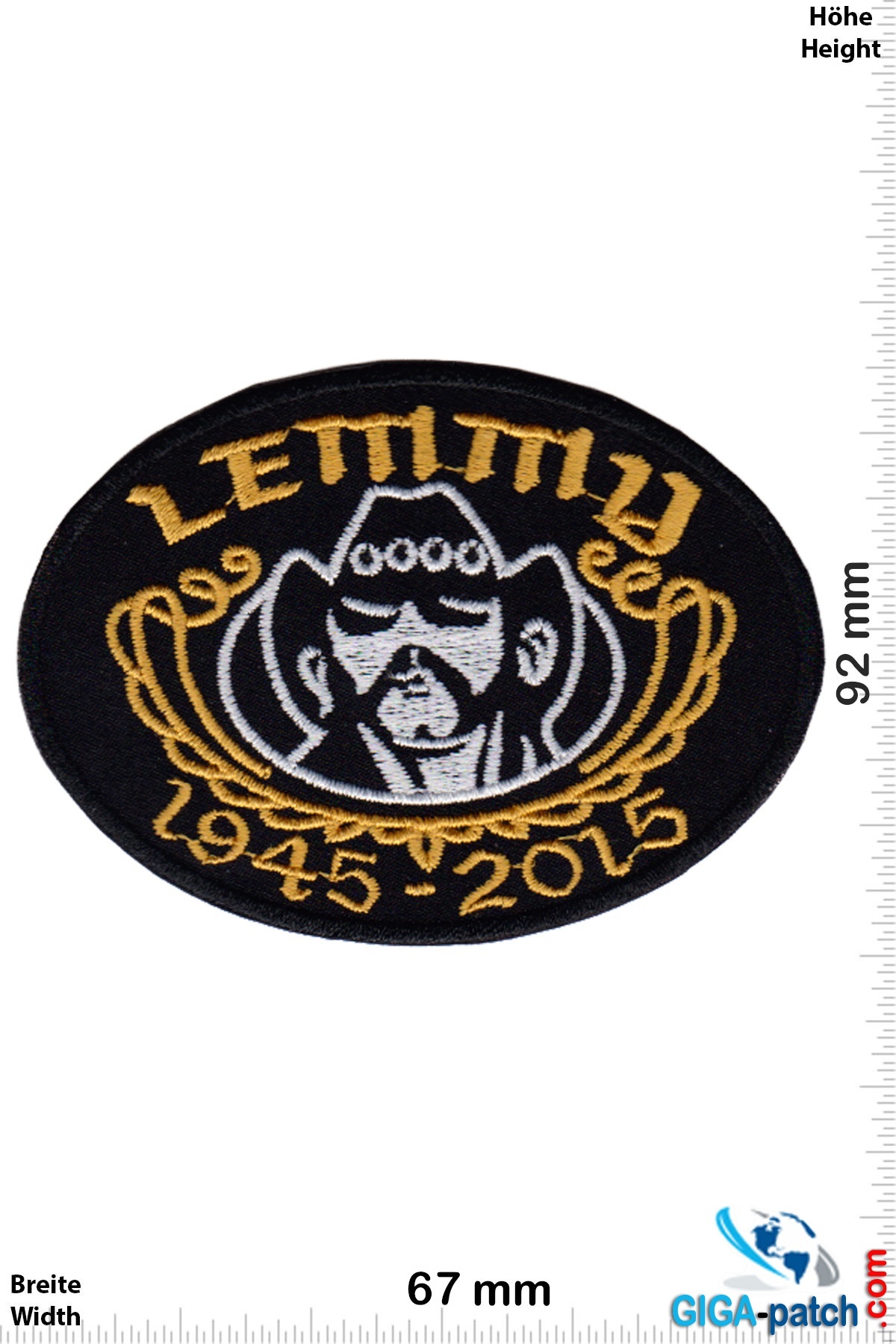 Motörhead Motörhead - Lemmy  - silver gold - 1945-2015