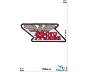 Moto Morini - Moto Morini - Italy - Oldtimer - Classic Bike - white red-  patch posteriore" - Patch Portachiavi Adesivi - giga-patch.com - Il più  grande Patch Negozio in tutto il mondo