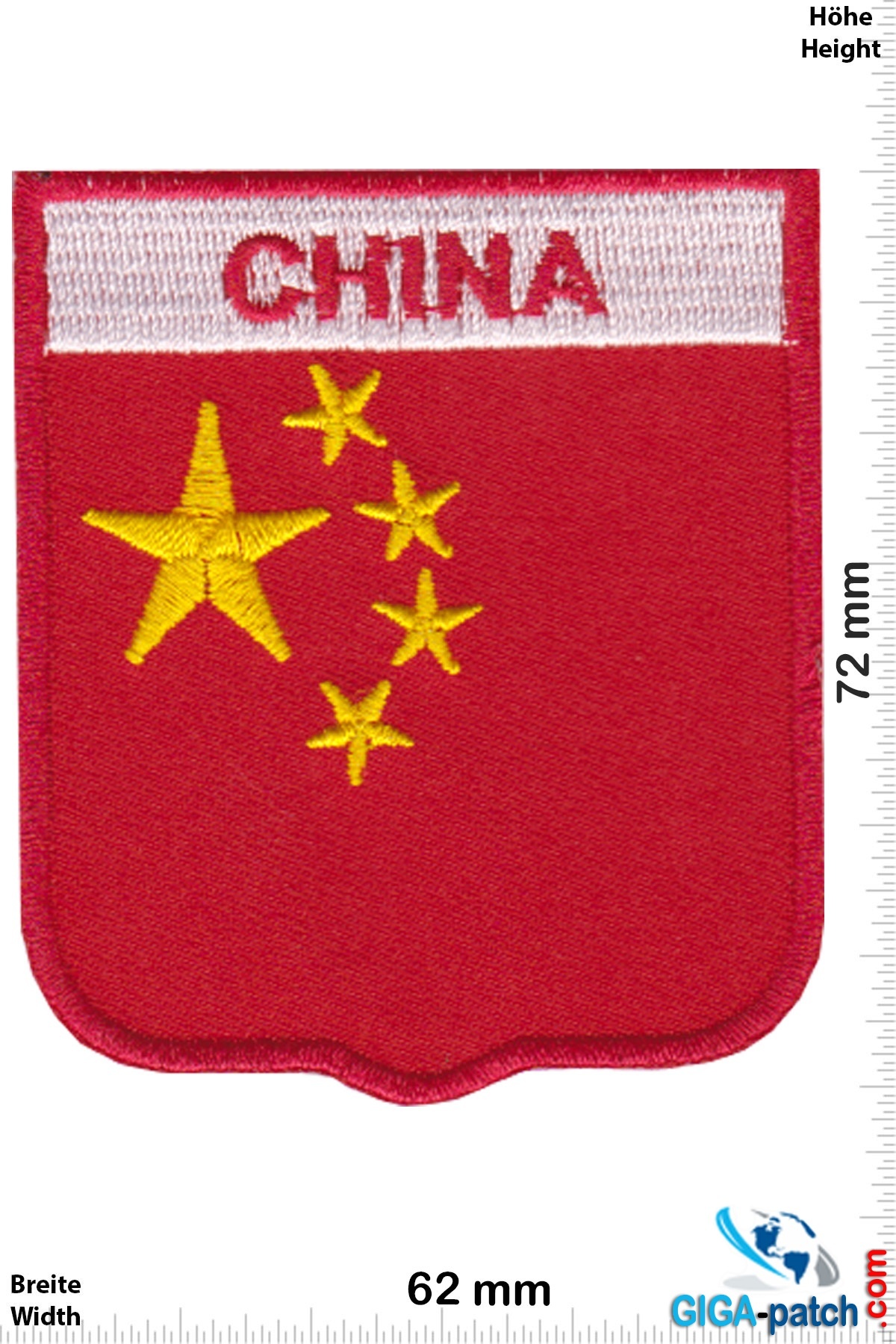 China - coat of arms - Flag