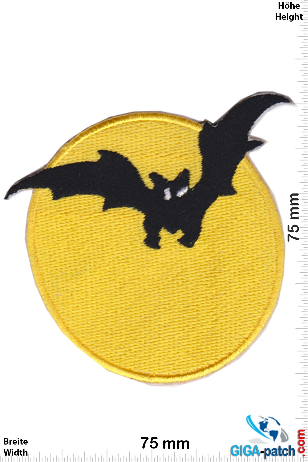 Bat Fledermaus im Mond