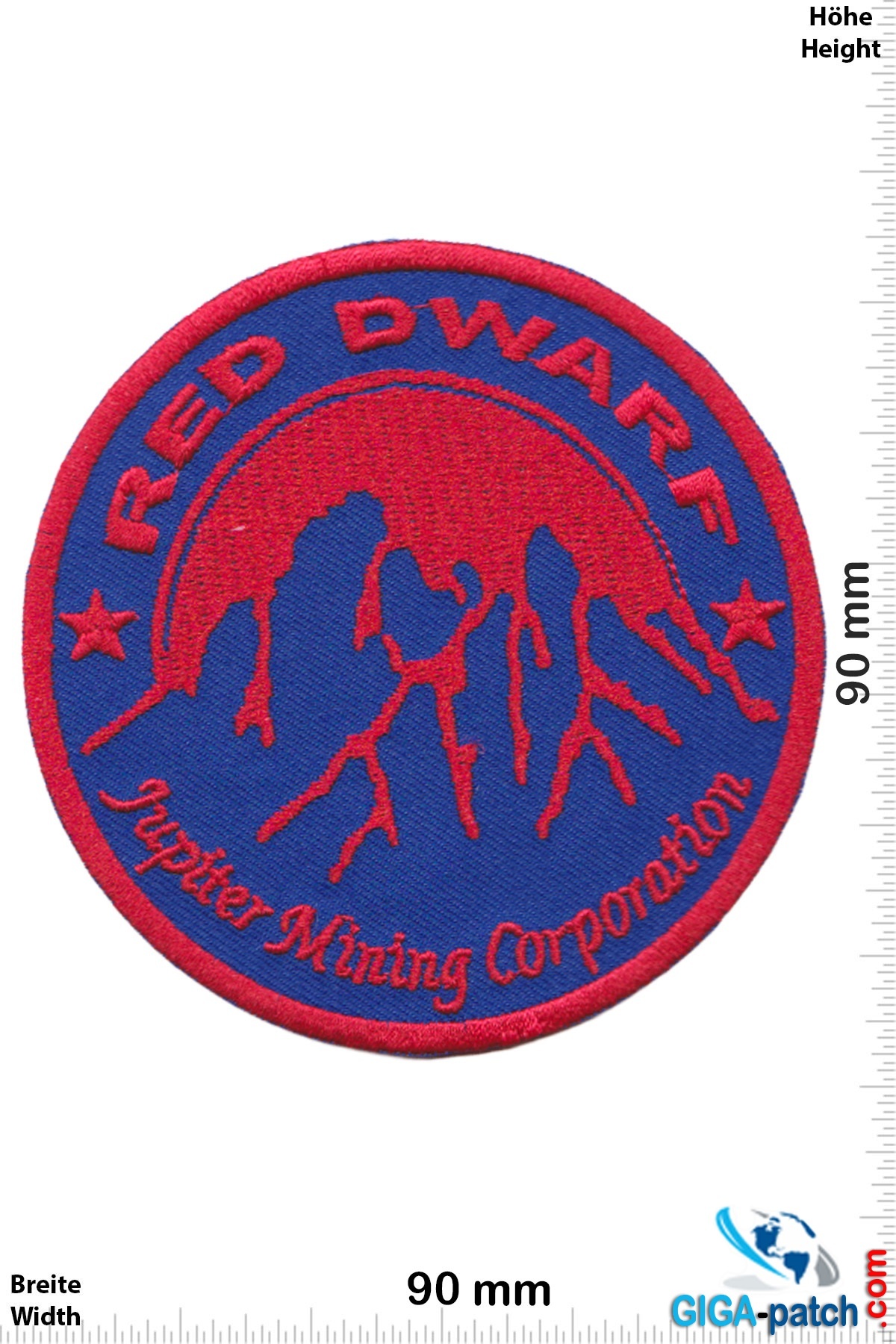 Red Dwarf Jupiter Mining Corporation Logo - big