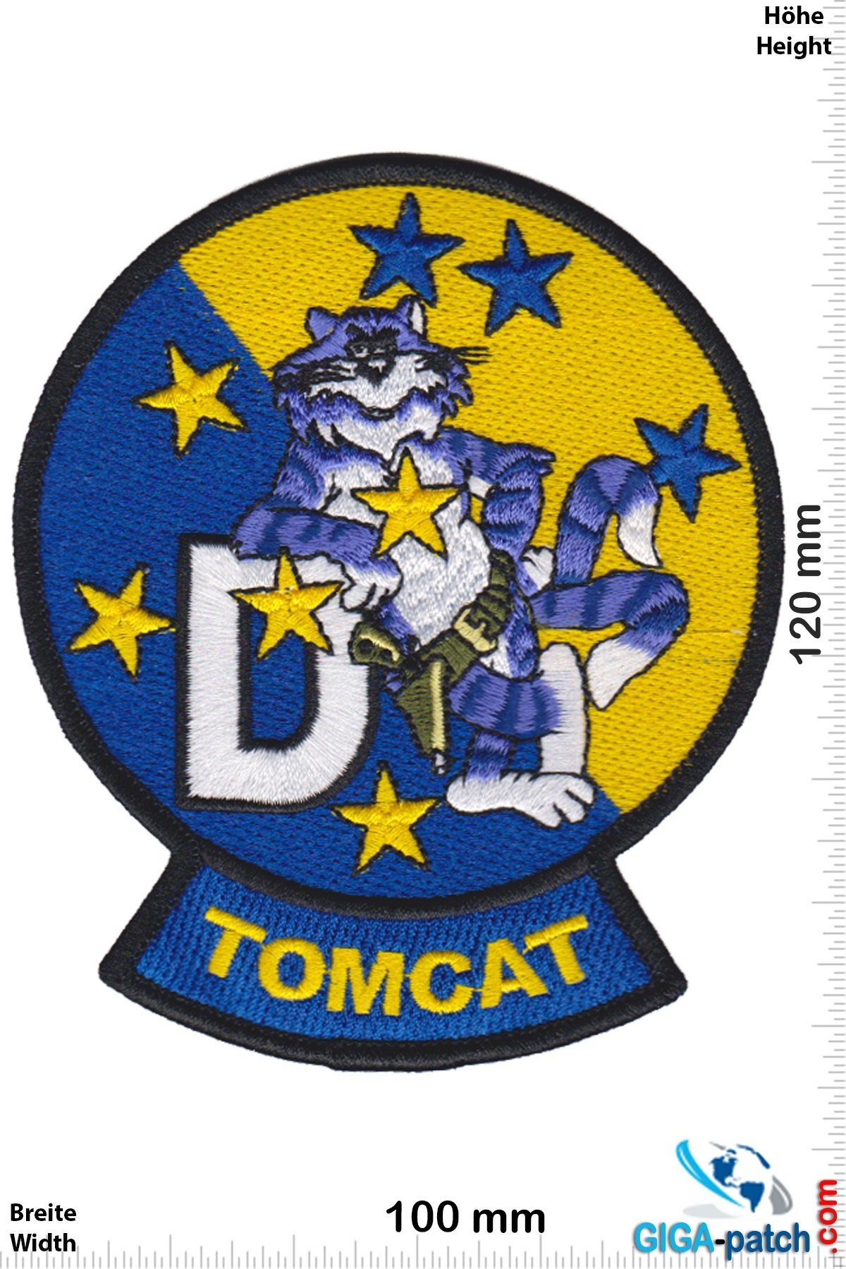 U S Navy Vf 213 Black Lions F14d Tomcat Hq Patch Back Patches Patch Keychains Stickers Giga Patch Com Biggest Patch Shop Worldwide