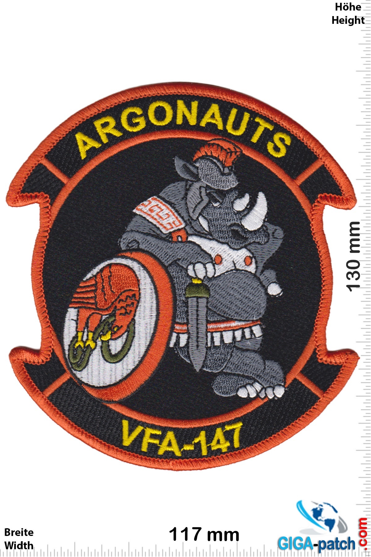 U.S. Navy US Navy VFA-147 "Argonauts" F-18 Squadron - HQ