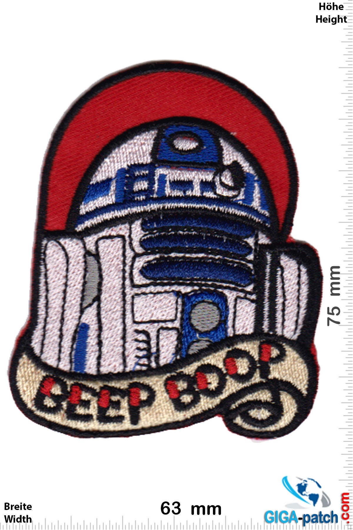 Star Wars Starwars R2 D2 Artoo Detoo Beep Boop Patch Back Patches Patch Keychains Stickers Giga Patch Com Biggest Patch Shop Worldwide