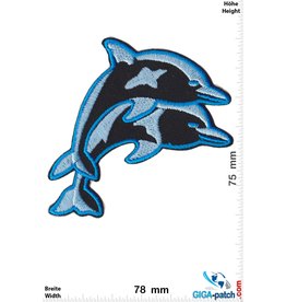 2 Delfine -  Delfin - blue