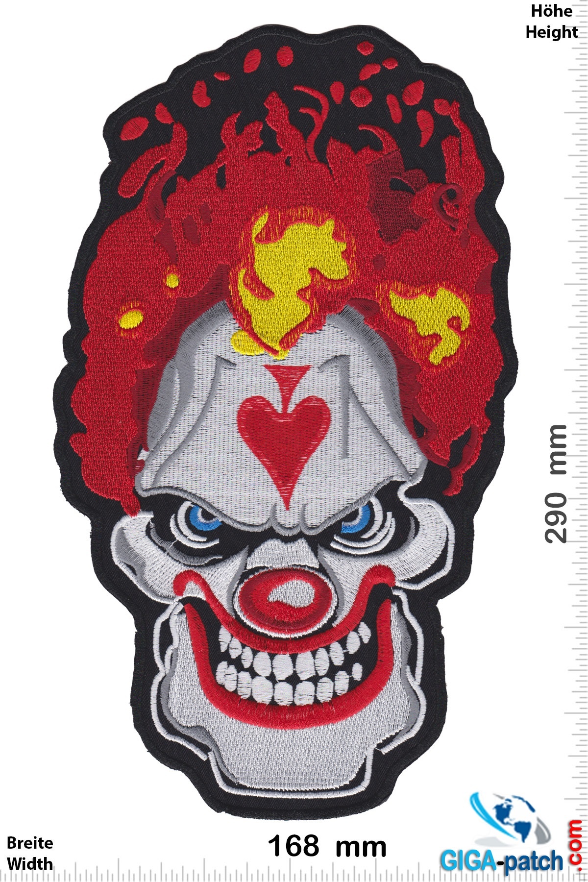 Oldschool Horror Clown - Joker  - 25 cm