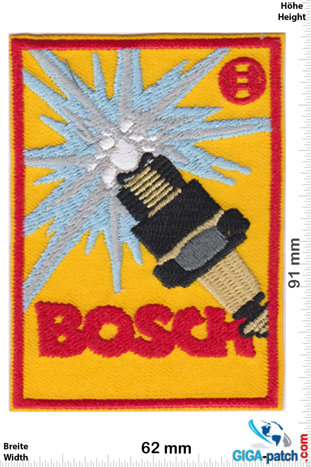 Bosch - Bosch - Zündkerzen - Spark- Patch- Aufnäher