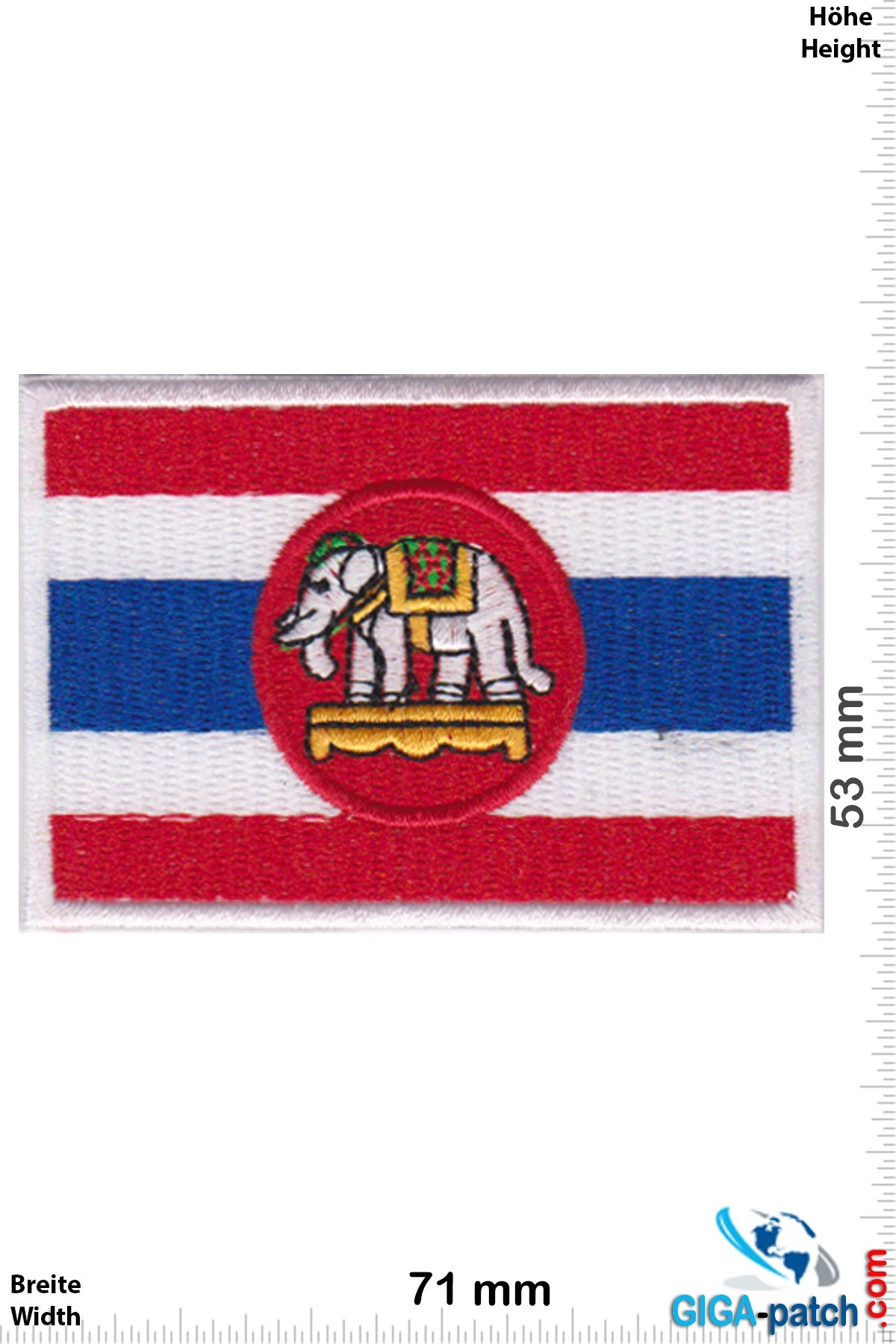 Thailand, Thailand Thailand - Elefant - Flagge