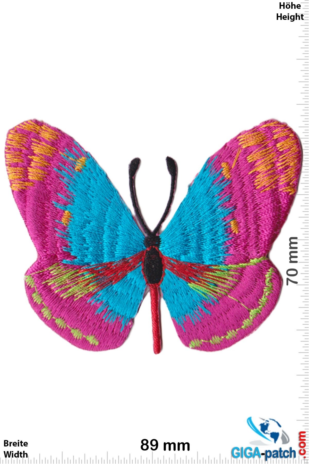 Schmetterling Butterfly - blue pink