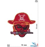 Pirat Pirate - head - red