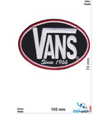 Vans "Vans " Since 1966 - black silver red