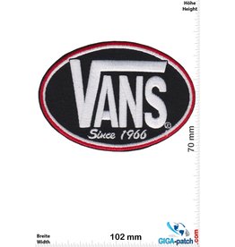 Vans "Vans " Since 1966 - black silver red