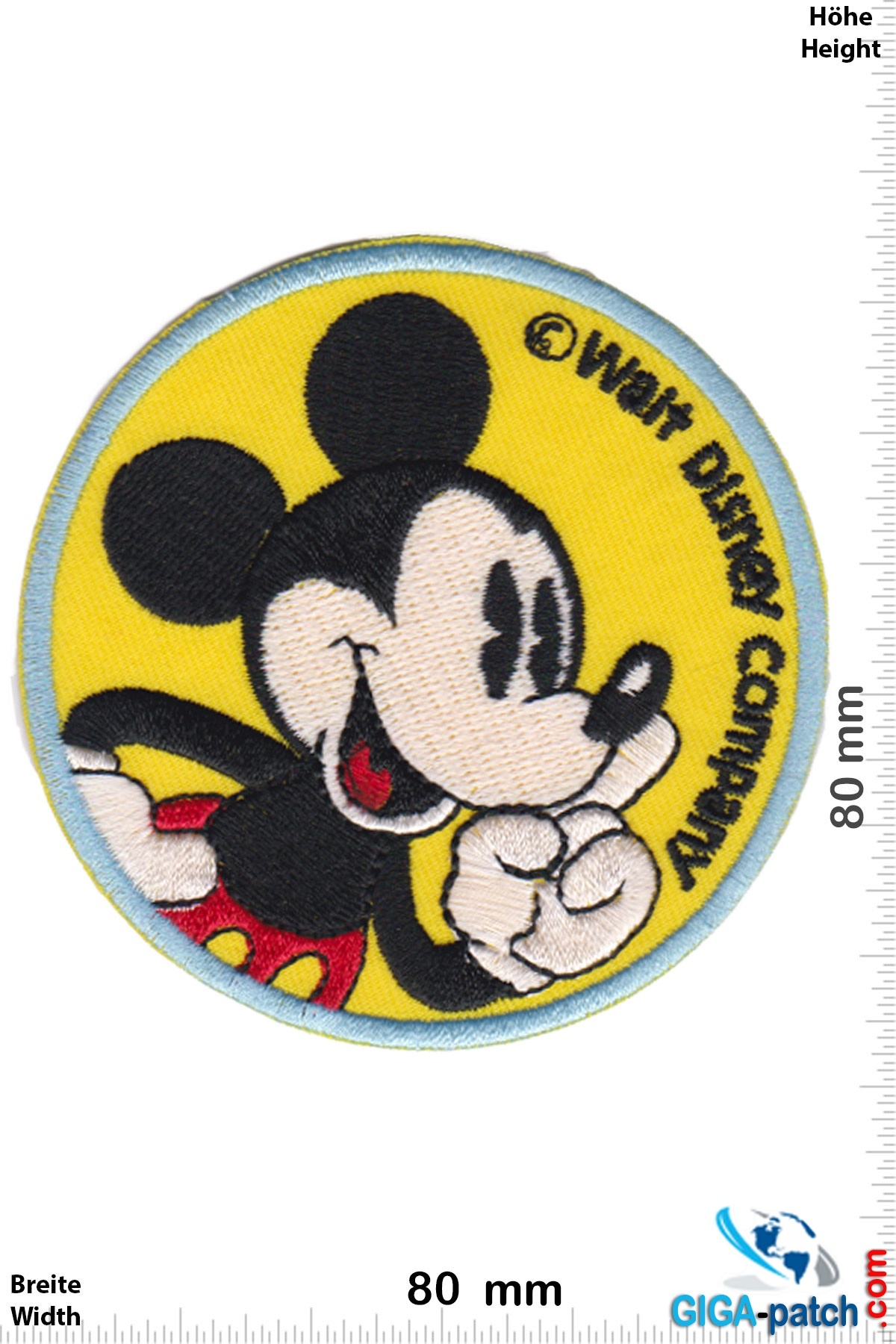 Mickey Mouse  Mickey Mouse  - Walt Disney Company - round