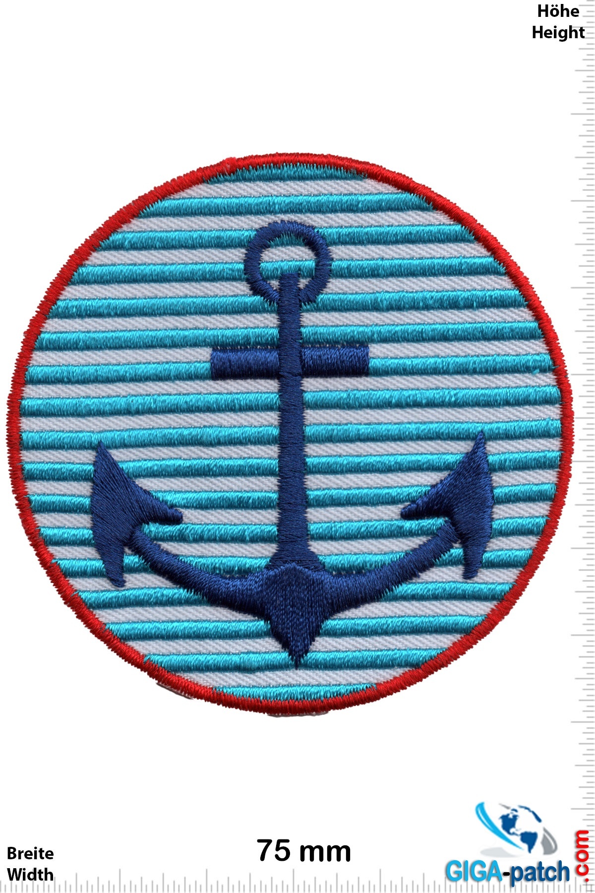 Navy Marine - Anchor  - blue white