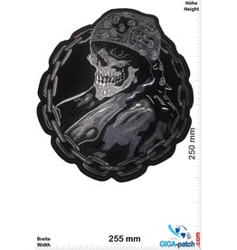 Totenkopf Totenkopf Skull Kettenring -25 cm