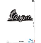 Vespa Vespa - Roller - Schrift -silbergrau