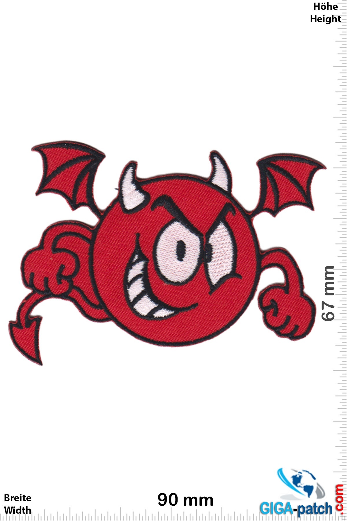 Smiley Smiley - Smile - Red Devil