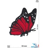 Schmetterling Schmetterling - fly -rot schwarz