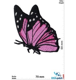 Schmetterling Butterfly - fly-pink black