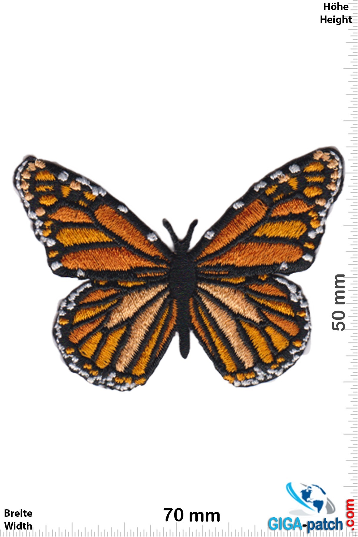 Schmetterling Schmetterling -gelb orange schwarz