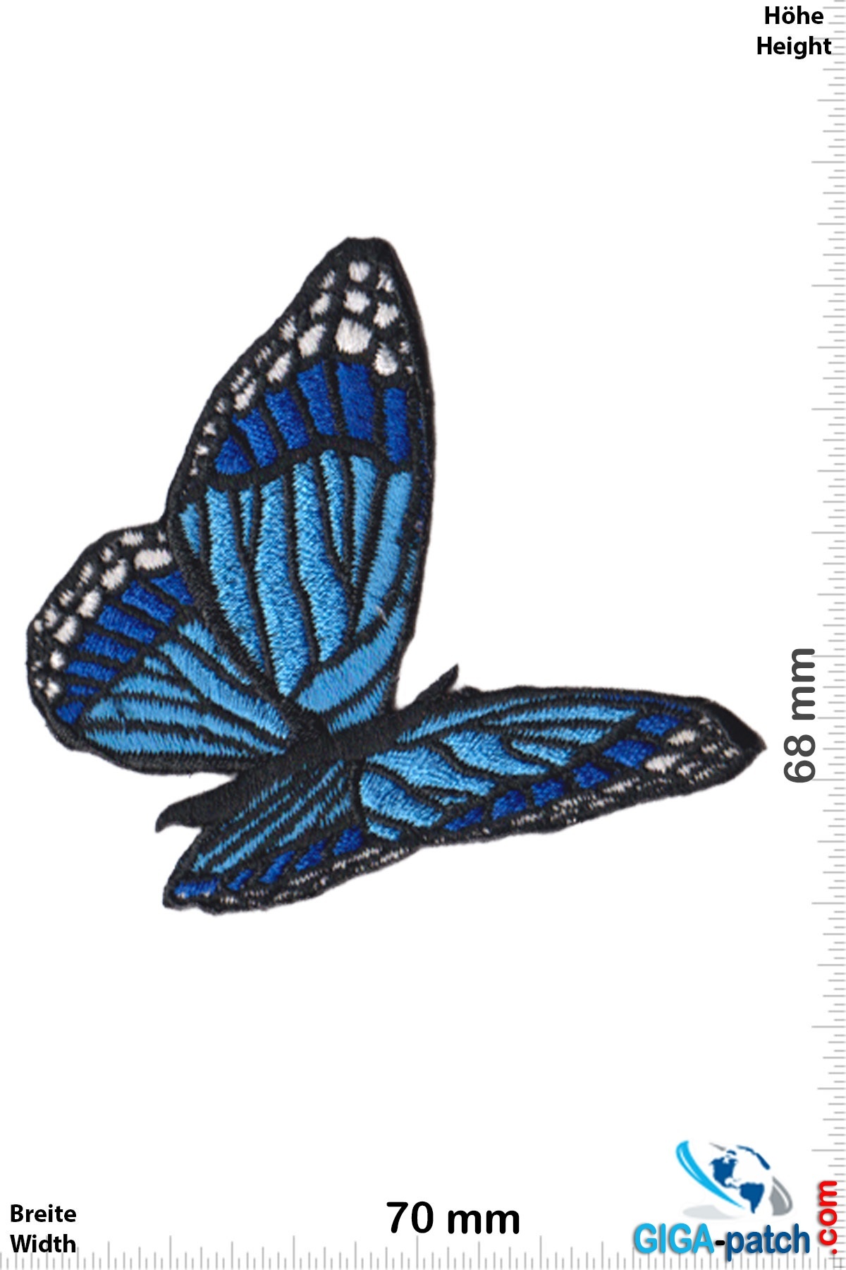 Schmetterling Butterfly - fly -blue black