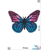 Schmetterling Butterfly -blue pink