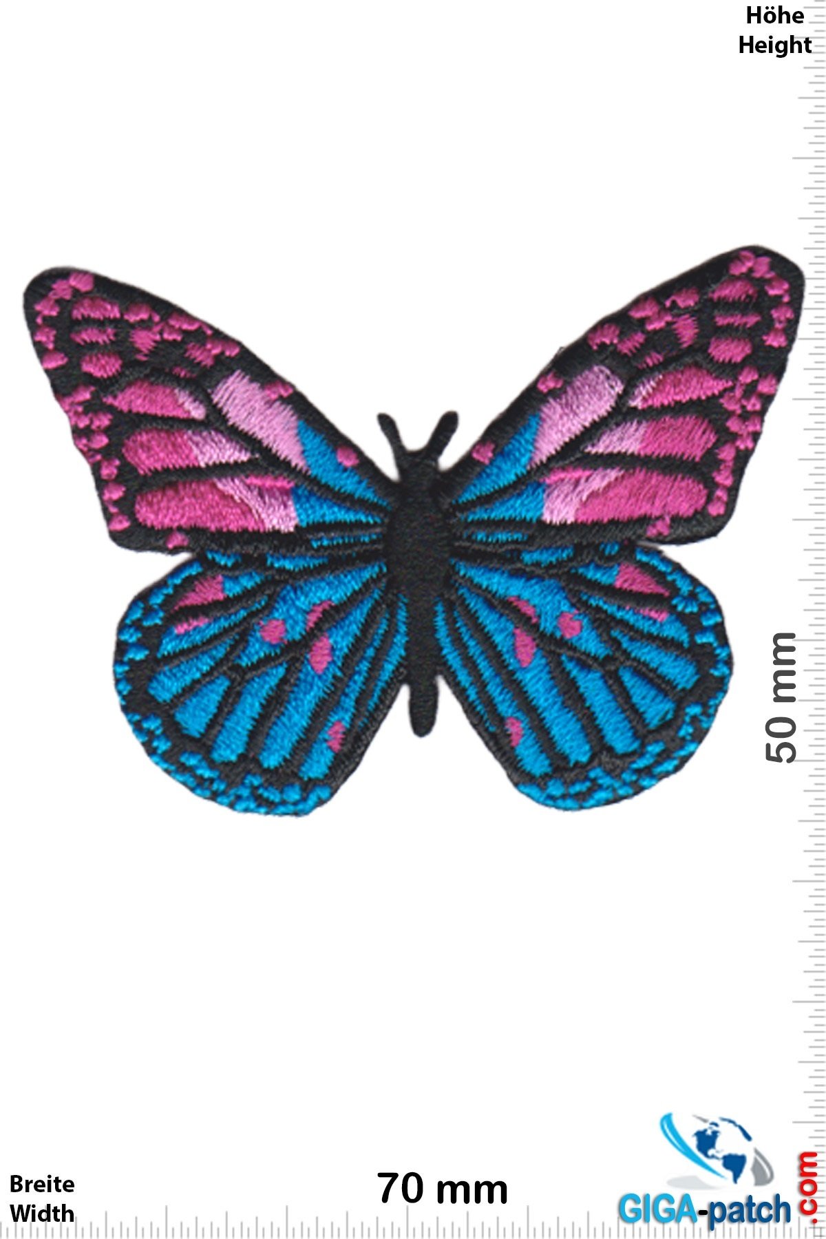 Schmetterling Schmetterling -blau pink