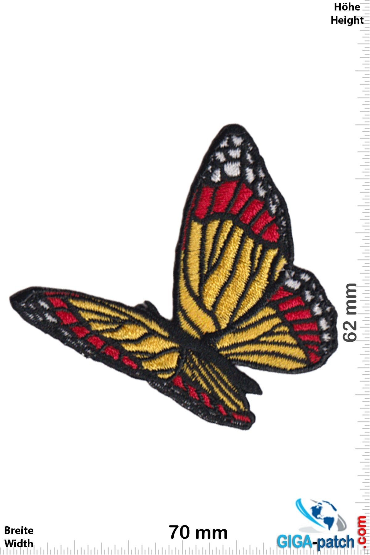 Schmetterling Butterfly - fly -yellow red