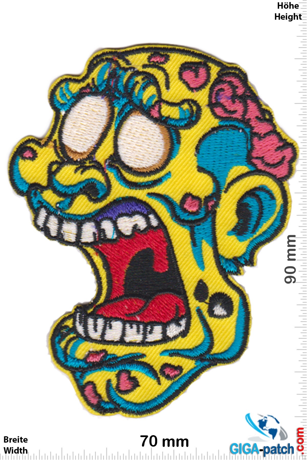 Zombie Zombie Head yellow