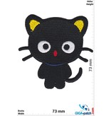 Kids cute black little cat