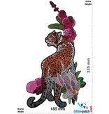 Flower Leopard- rechts  - 33 cm