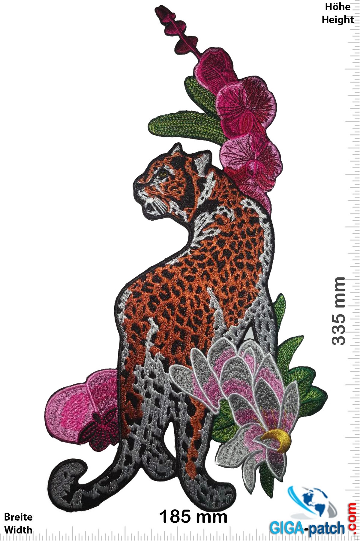 Flower Leopard- rechts  - 33 cm
