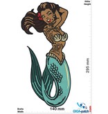 Oldschool Mermaid - Old School - Tattoo - 29 cm