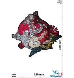 Koi Karpfen - China Tattoo  - 33 cm