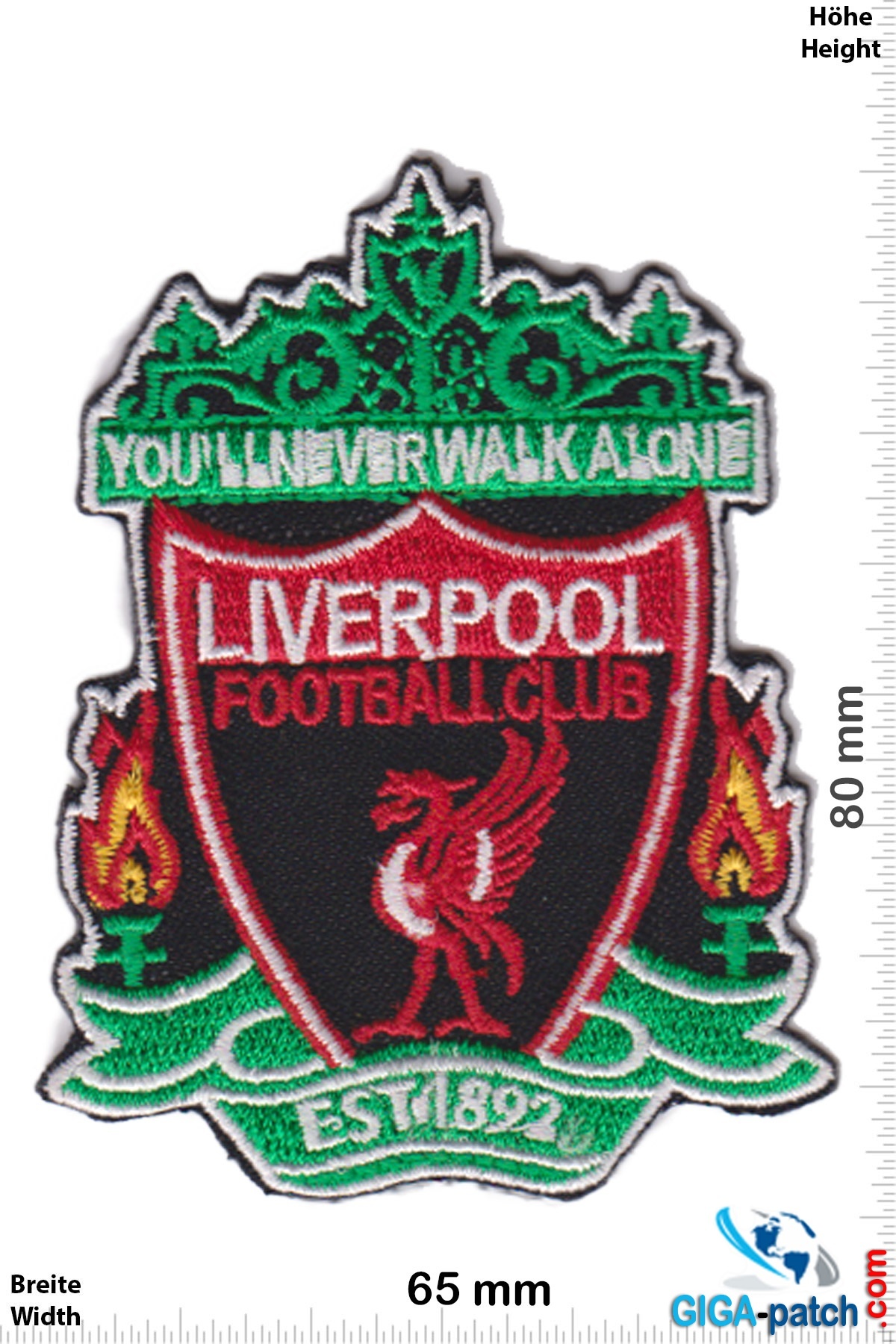 FC Liverpool  FC Liverpool - rot black - You'll never walk alone  - The rots - Football Club - Uk Soccer - Fußball