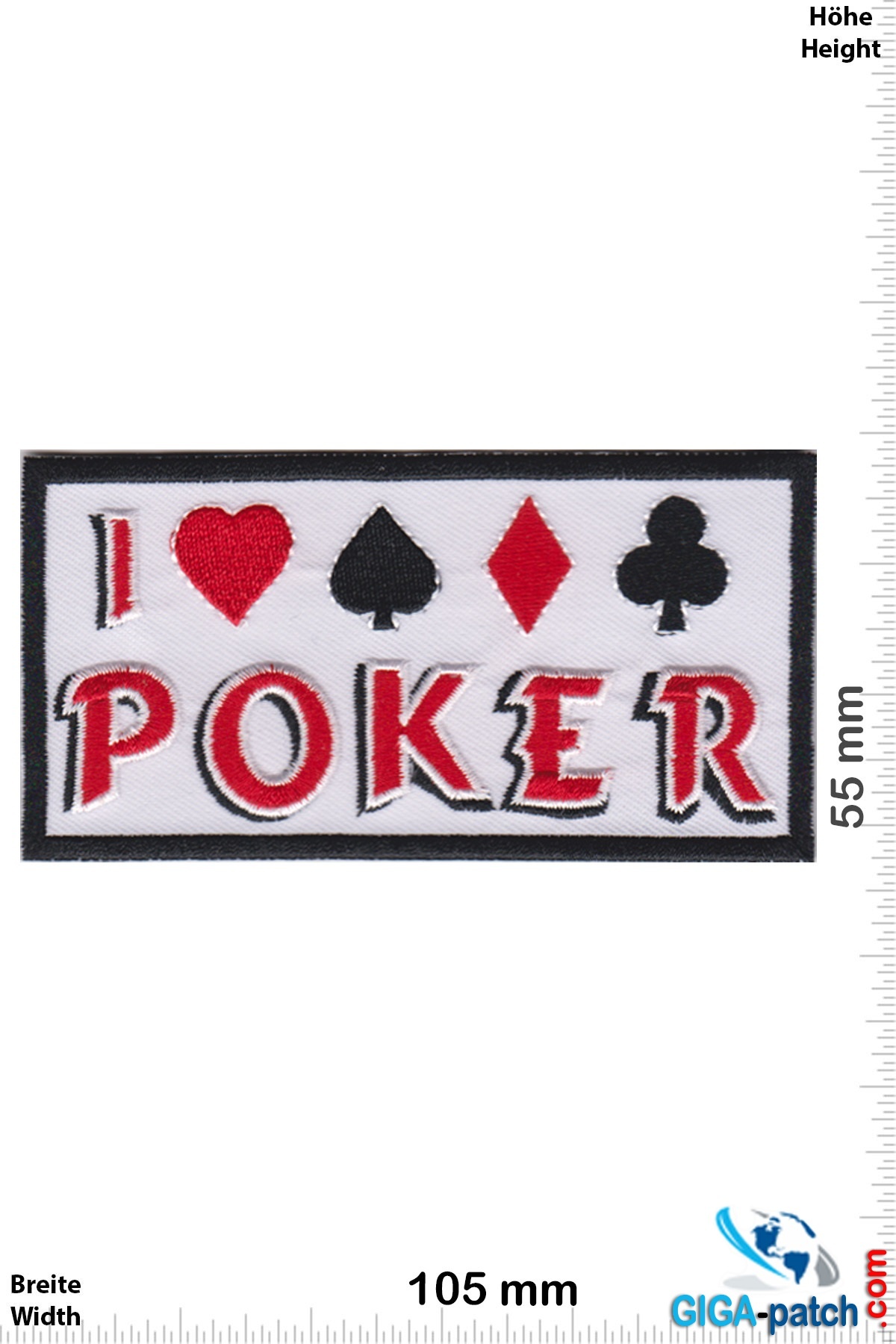 Poker I love Poker - Poker - black white