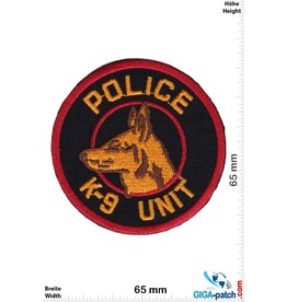 Police Police - K-9 Unit - Police dog - Hundestaffel - red black