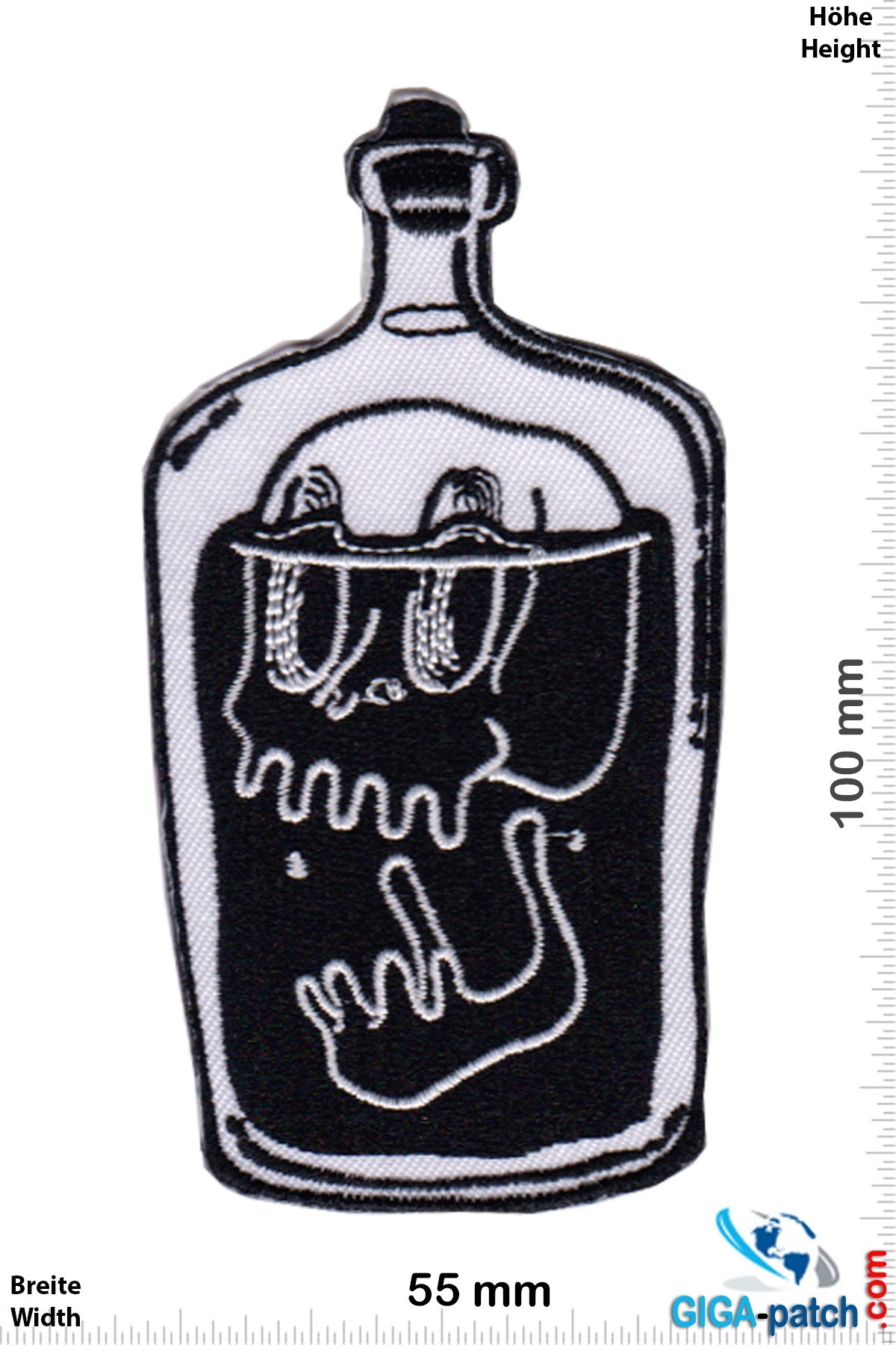 Oldschool Posion Bottle - Skull