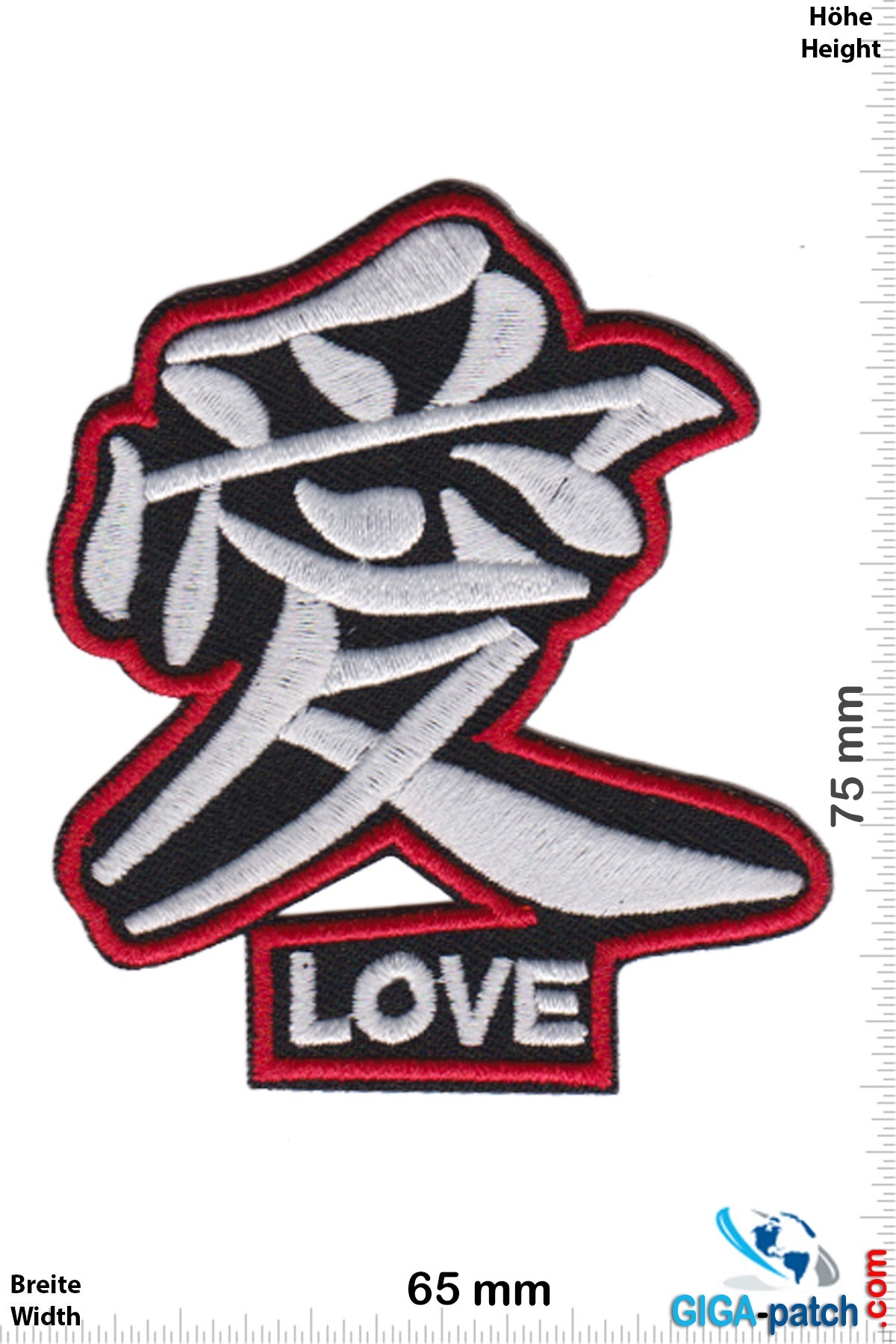 Love Love - Chinesisch - black silver