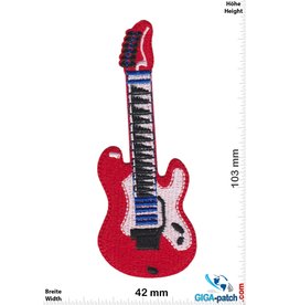 Gitarre Red E-Guitar