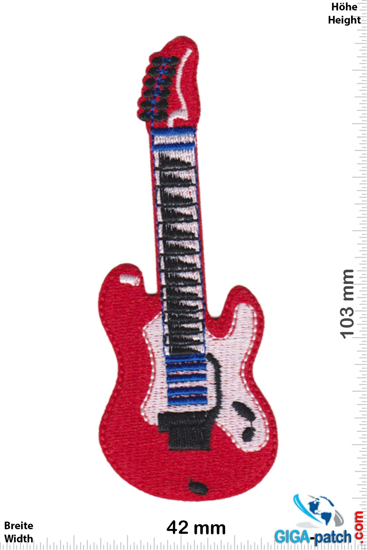 Gitarre Red E-Guitar