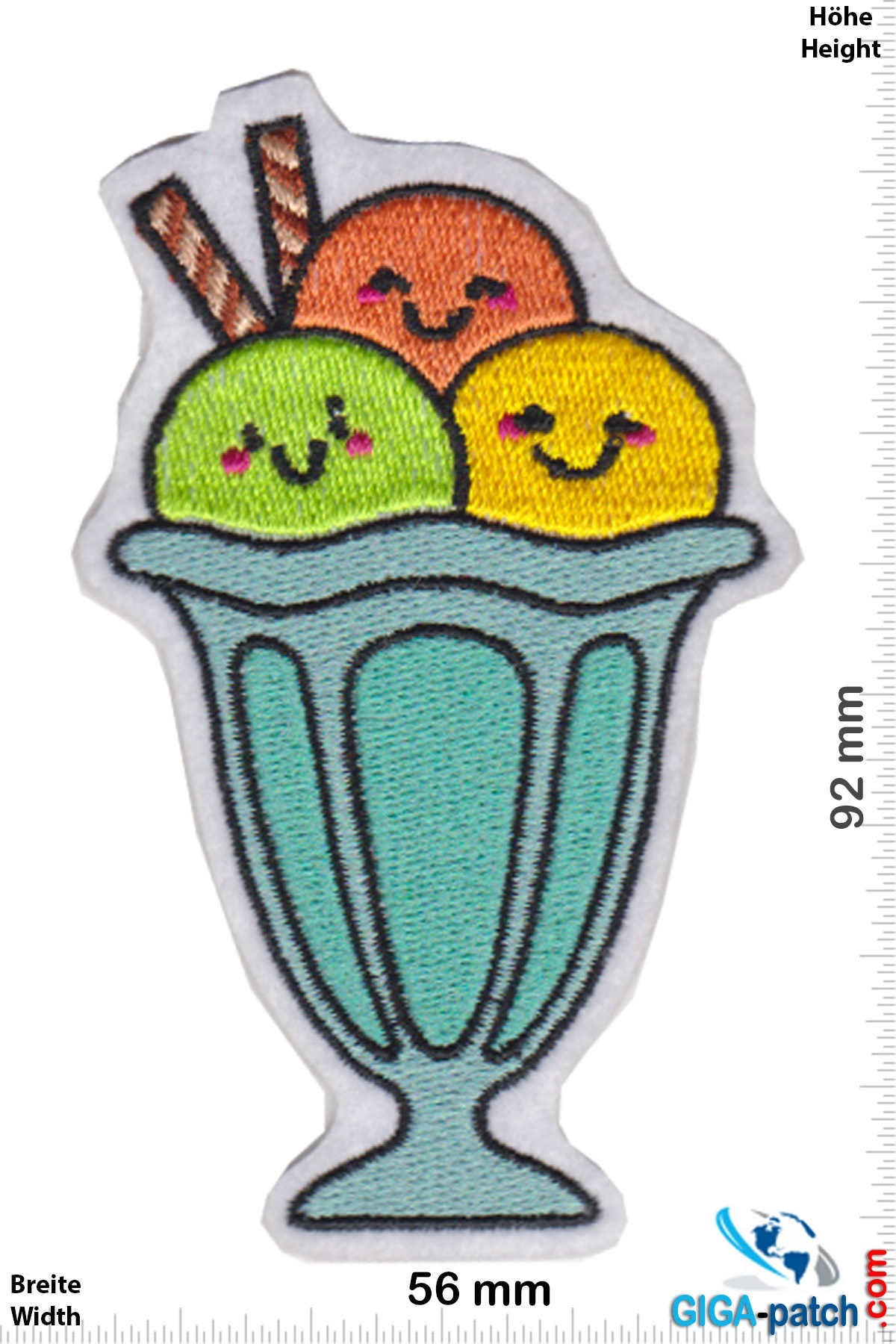 Icecream - 3 Balls - Ice - Eis