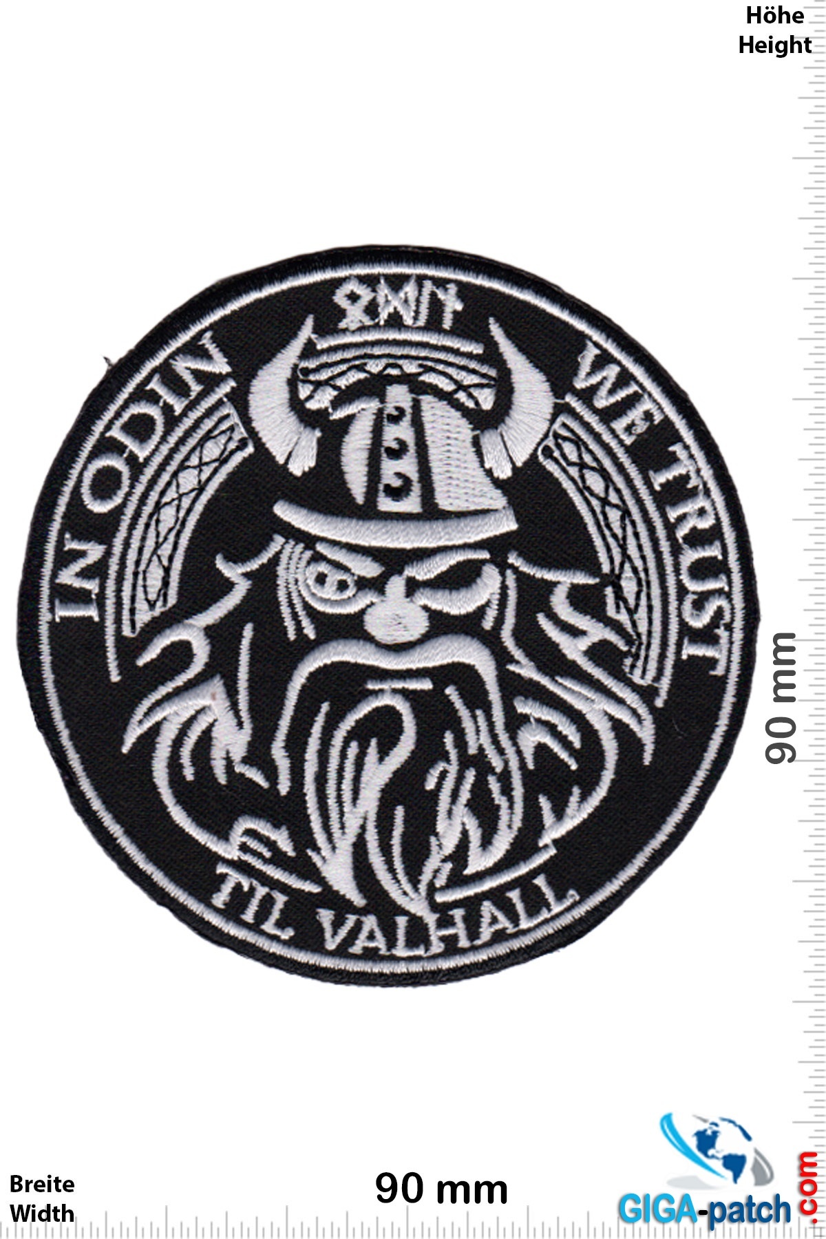 Celtic - In Odin we trust - Til Valhall - Celtic - Patch- Aufnäher ...