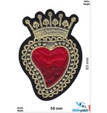 Love Heart King - Queen - gold