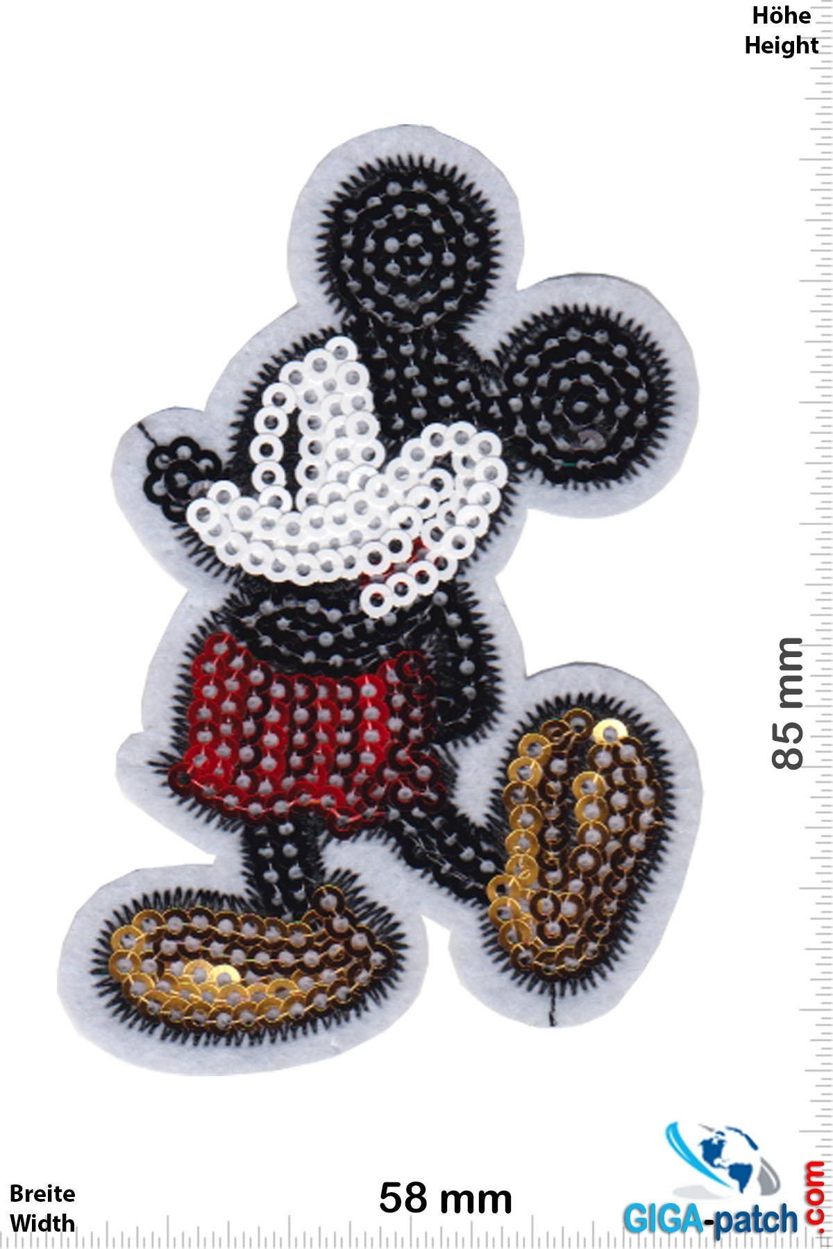 Mickey Mouse  Mickey Mouse  - Pailletten