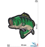 Fisch Perch - fishing fish - green