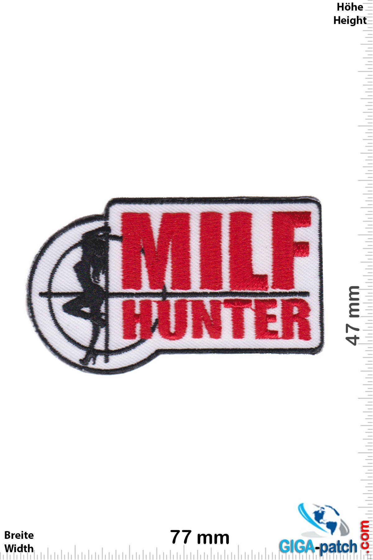 Sex Milf Hunter Patch Back Patches Patch Keychains Stickers Giga Biggest