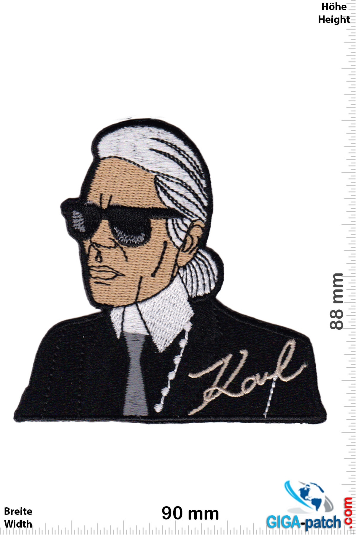 Karl Lagerfeld Logo Iron-on Sticker (heat transfer