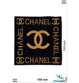 Chanel CC - black gold  - Softpatch - 19 cm