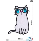 Katze mit Brille